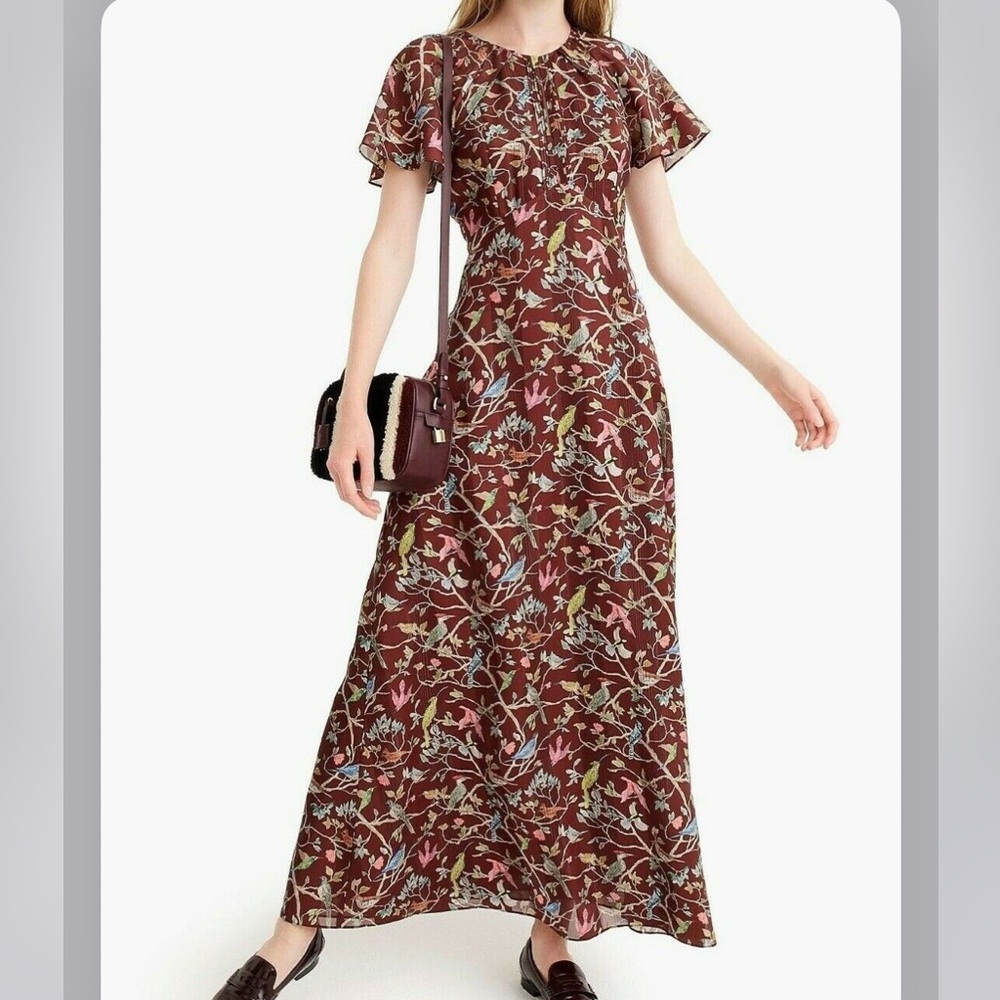 NWT point sur/jcrew bird dress size 2